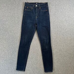 Gap‎ Jeans Womens 4/27R True Skinny Dark Wash High Rise Denim EXCELLENT